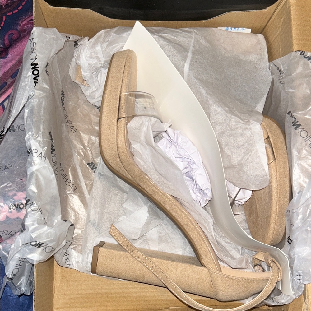 Fashion Nova Tan Heels